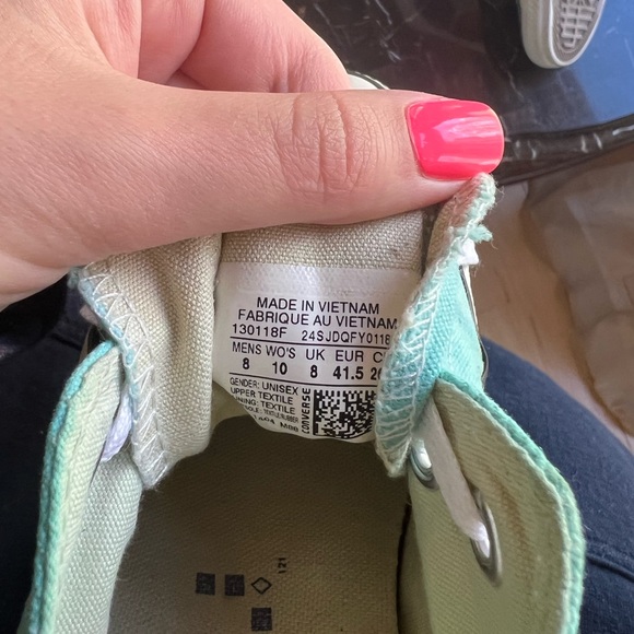 Light Blue Converse - Picture 4 of 5